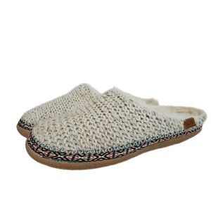 TOMS Cozy Cream Slip-On Women's Shoes Slippers Size 8 3323